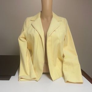 Vintage Yellow Ultra Suede Jacket